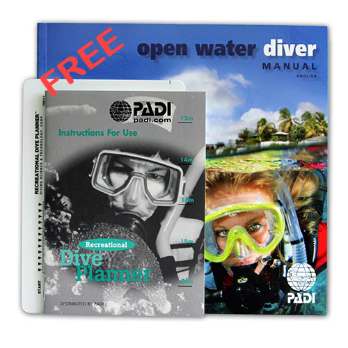 3 pcs Basic Open Water Diver Certification Pak